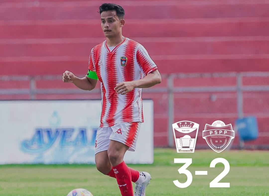 Agung Wijaksono, cetak gol spektakuler untuk menangkan PSP Padang (Foto: PSP Padang)